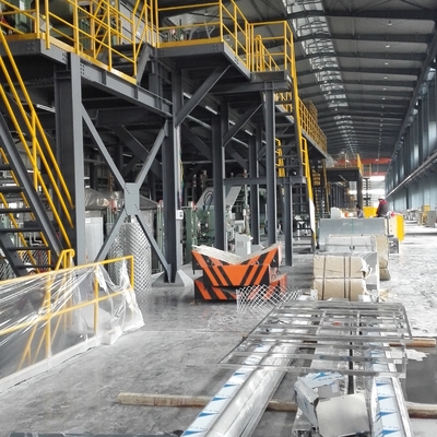 Warna Aluminium Coil Coating Line Dengan Roller Leveler