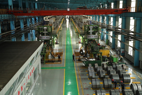 Hot Dip 850mm Continuous Galvanizing Line Untuk Acid Pickling Coil