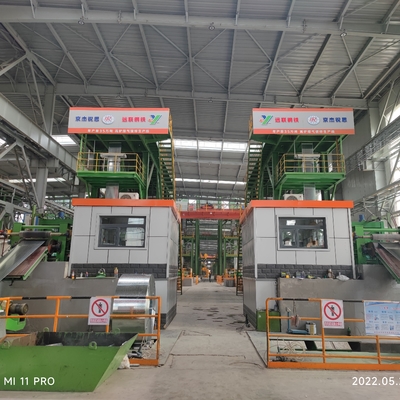 0.25mm Galvanizing Line Equipment Continuous Type Untuk Cold Rolled Coil