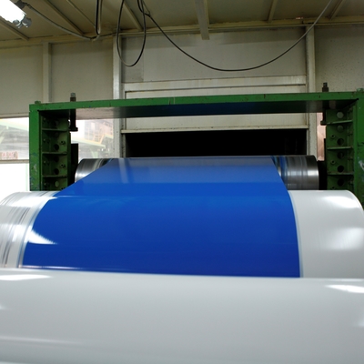 1350mm Metal Sheet Color Coating Plant Beberapa Garis Kecepatan 1.0-2.5mm