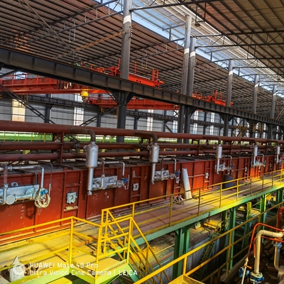Steel Strip Hot Dip Galvanizing Line Produsen 0.5-1.5mm 400mm 70000TPY