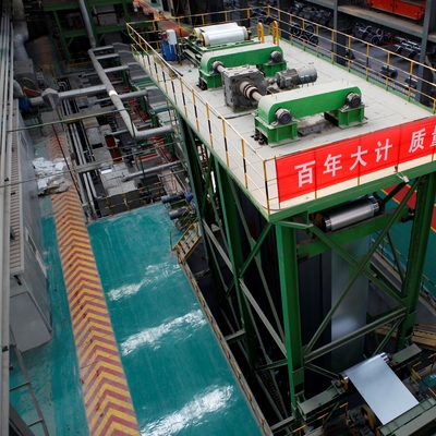 Turnkey Otomatis Hot Dip Galvanizing Plant 0.12mm 0.8mm 1300mm 150000TPY