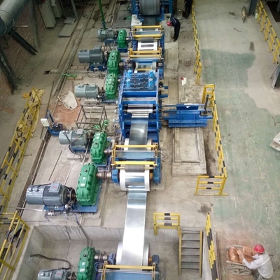 Proses Garis Logam Ss Strip Cgl 0.13-2.5mm 700-1450mm