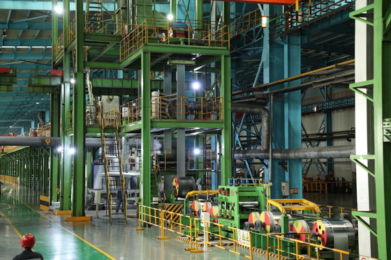 1.0mm 400-500mm Cgl Galvanizing Line Untuk Hot Rolling Coil