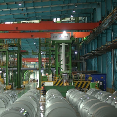 0.3mm Cold Rolled Coil Galvanizing Line Equipment Berkelanjutan