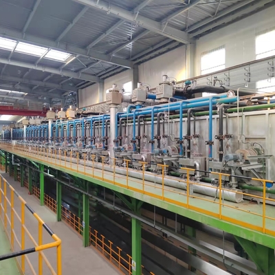 Max 1250mm Garis Galvanis Berkelanjutan Dengan Tungku Dan Peralatan Listrik