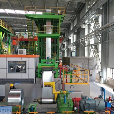 0.25mm Galvanizing Line Equipment Continuous Type Untuk Cold Rolled Coil