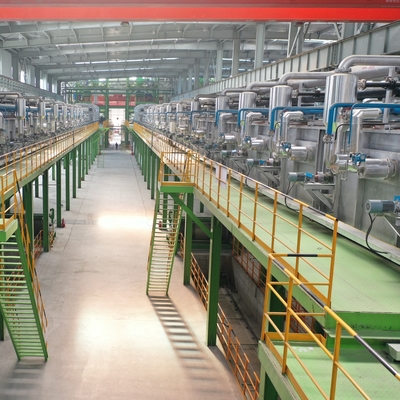 Industri Baja Galvanisasi Berkelanjutan Setelah Hot Rolling dengan gas tungku
