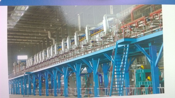 Galvalume GI GL Zinc Galvanizing Plant Produsen Keselamatan 55% Al Zn 0.2mm-6mm