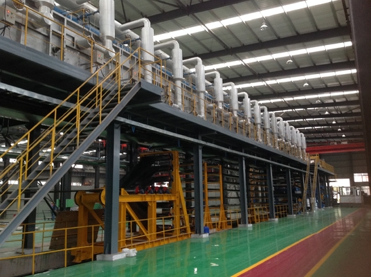 Galvalume GI GL Zinc Galvanizing Plant Produsen Keselamatan 55% Al Zn 0.2mm-6mm