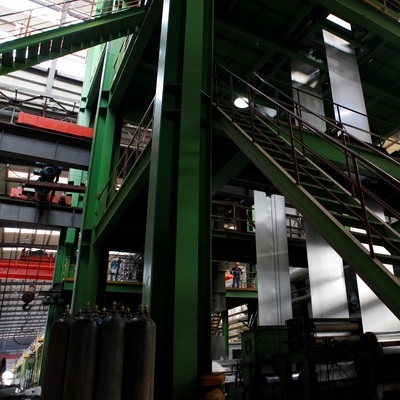 Strip Baja Hot Dip Galvanizing Lini Produksi HDGL Cold Coil Untuk Melapisi Seng